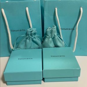 tiffany and co bags, boxes and pouches